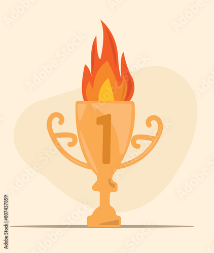 Olympic vector illustrations. Olympic icons, medals and torch vector set