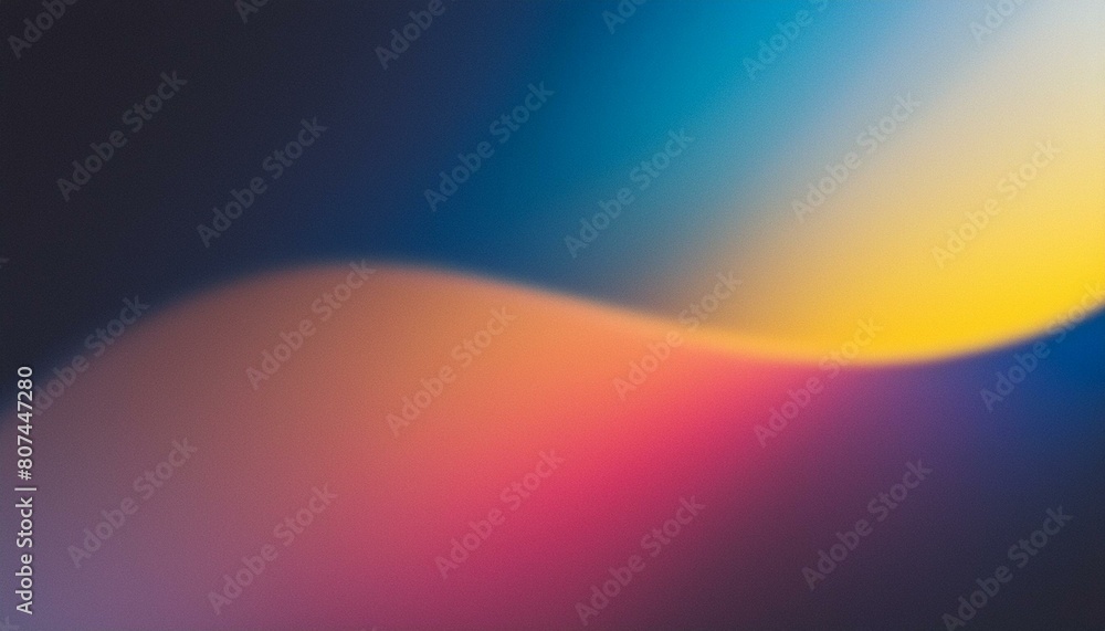 Grainy gradient background blue pink yellow abstract glowing color wave black dark backdrop noise texture banner poster header design Grainy gradient background blue pink yellow abstract glowing color wave black dark backdrop noise texture banner poster header design