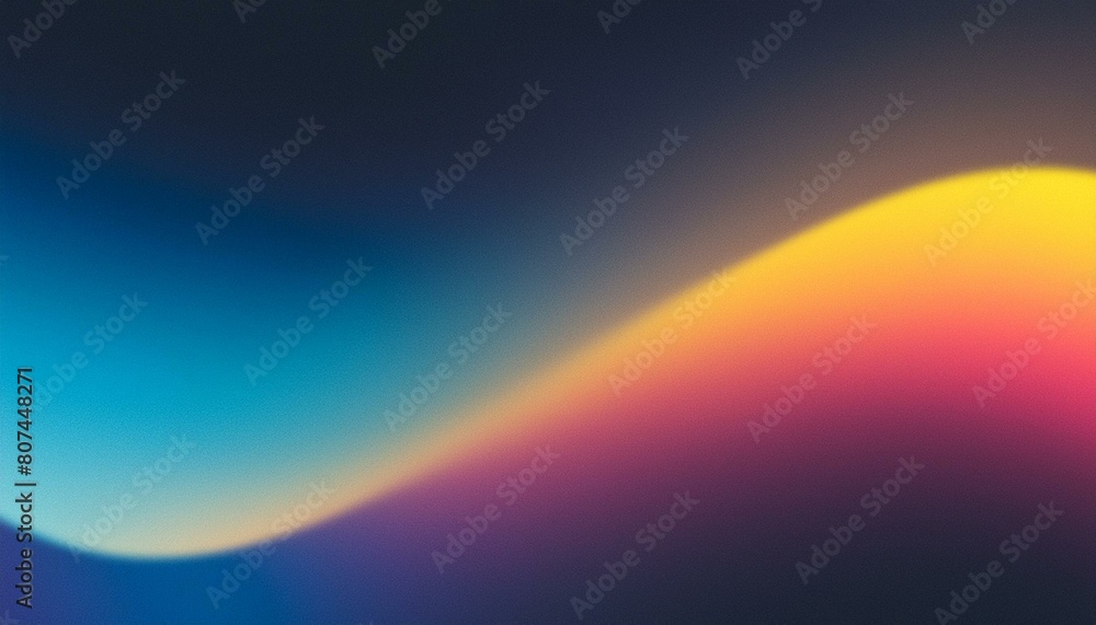 Grainy gradient background blue pink yellow abstract glowing color wave black dark backdrop noise texture banner poster header design Grainy gradient background blue pink yellow abstract glowing color wave black dark backdrop noise texture banner poster header design