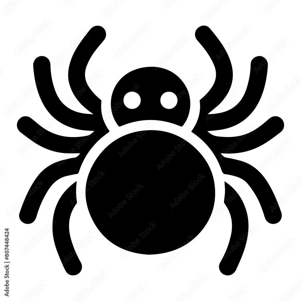 spider icon, spider symbol, vector spider isolated on white spider icon, spider symbol, vector spider isolated on white