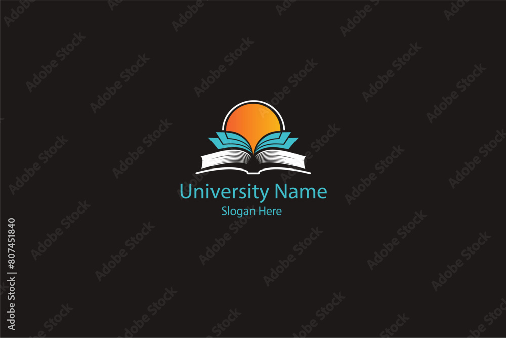 Fototapeta premium Education Logo Design, University Logo Design, Logo Design