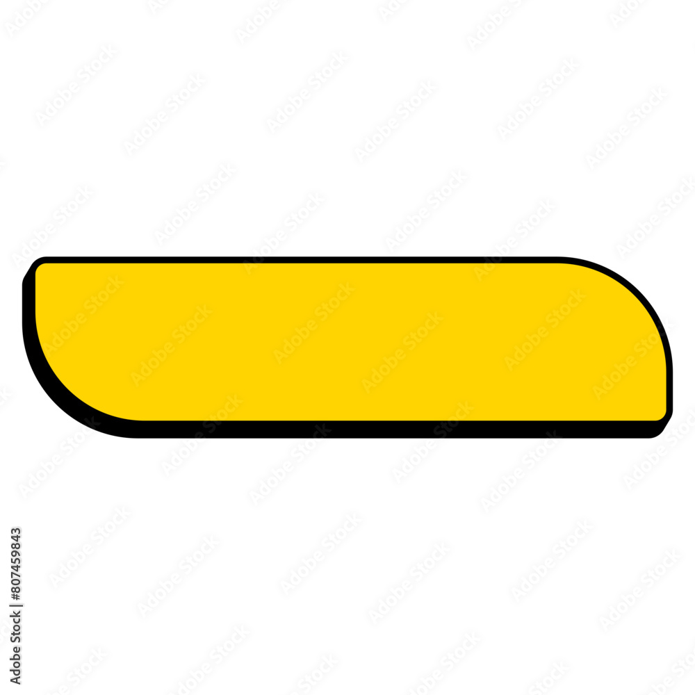 Rectangular text box with shadow and outline Rectangular text box with shadow and outline