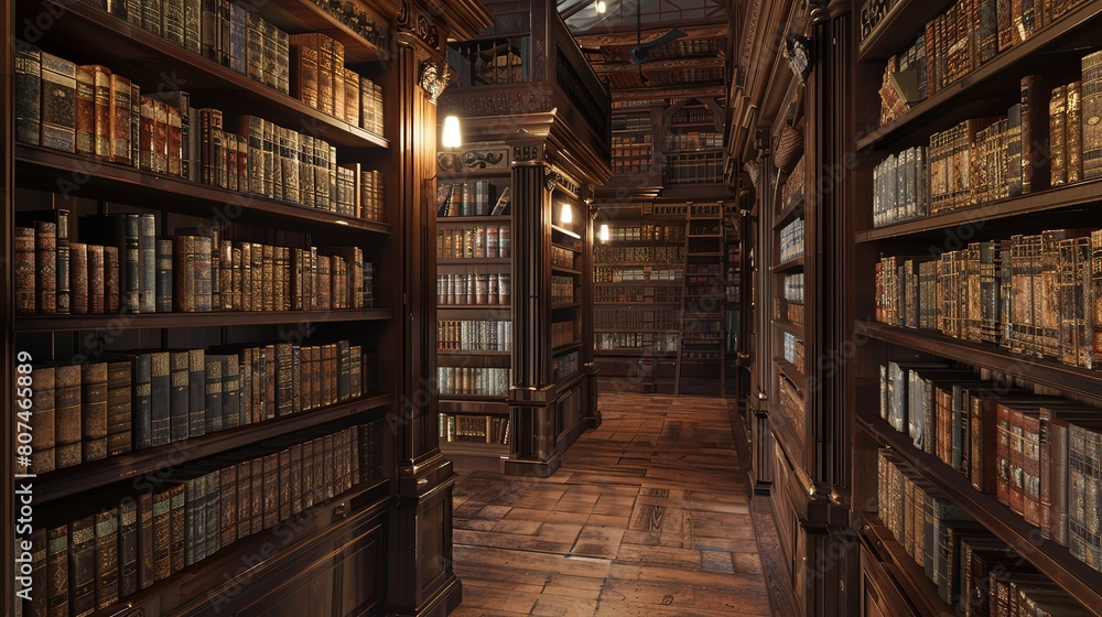 Fototapeta premium Superb office space in cartoon style