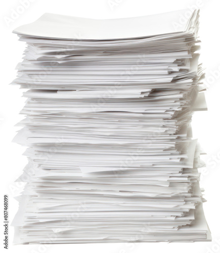 PNG A Stack paper documents white white background paperwork.