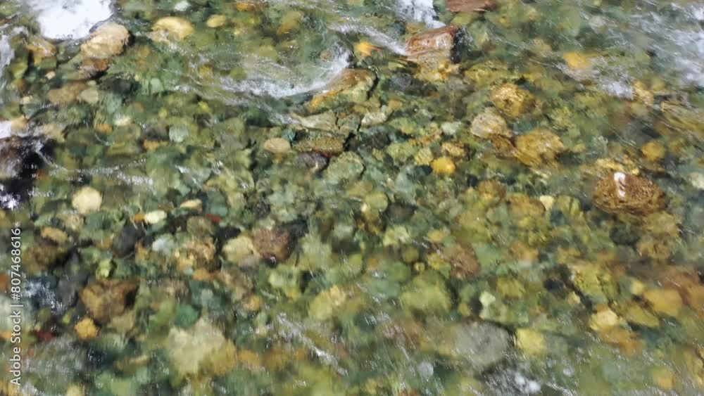 Aerial drone video of Altai river Bashkaus. Drone moves sideways and camera looks down Aerial drone video of Altai river Bashkaus. Drone moves sideways and camera looks down