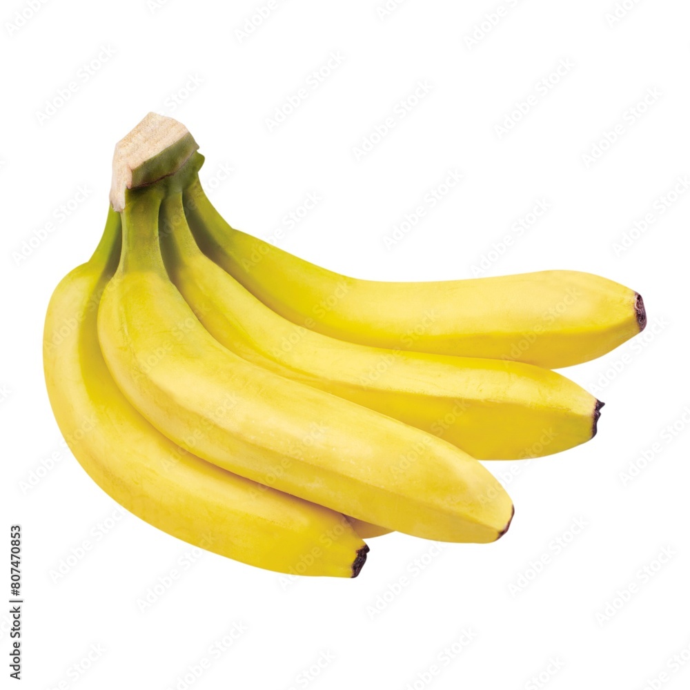 Banana isolated on white background 