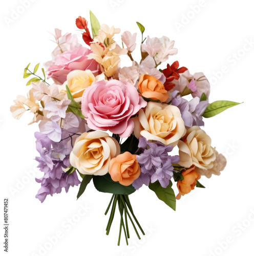 PNG Flower bouquet plant rose white background.