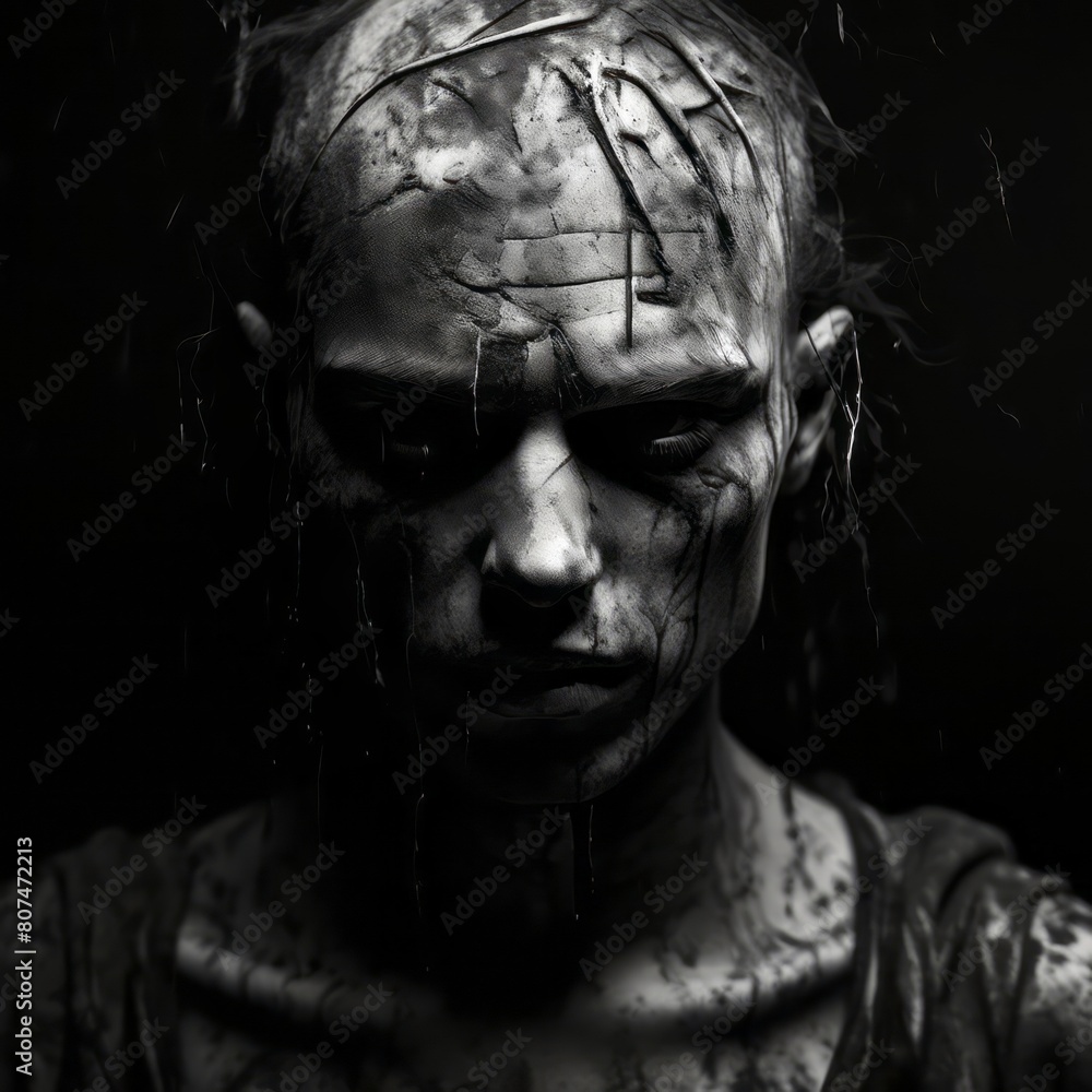 Evil, Distressed, Horror, Scary, Old Man Evil, Distressed, Horror, Scary, Old Man