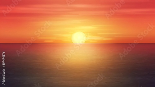 sunset over the ocean  breathtaking ocean sunset