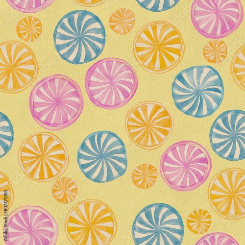Candy seamless pattern