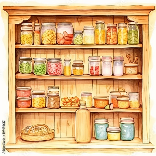 vintage farmhouse pantry