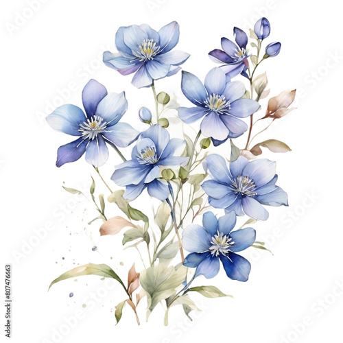 Watercolor Floral Flower Design, Watercolor Flower Arrangements Floral, Watercolor Flower Design, Flower Sublimation Floral Clipart, Clipart, Wedding Decoration