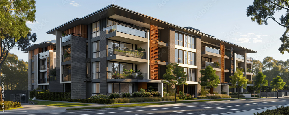With spacious units and abundant green spaces, a newly developed suburban apartment complex provides an ideal setting for outdoor activities and fostering community bonds. With spacious units and abundant green spaces, a newly developed suburban apartment complex provides an ideal setting for outdoor activities and fostering community bonds.
