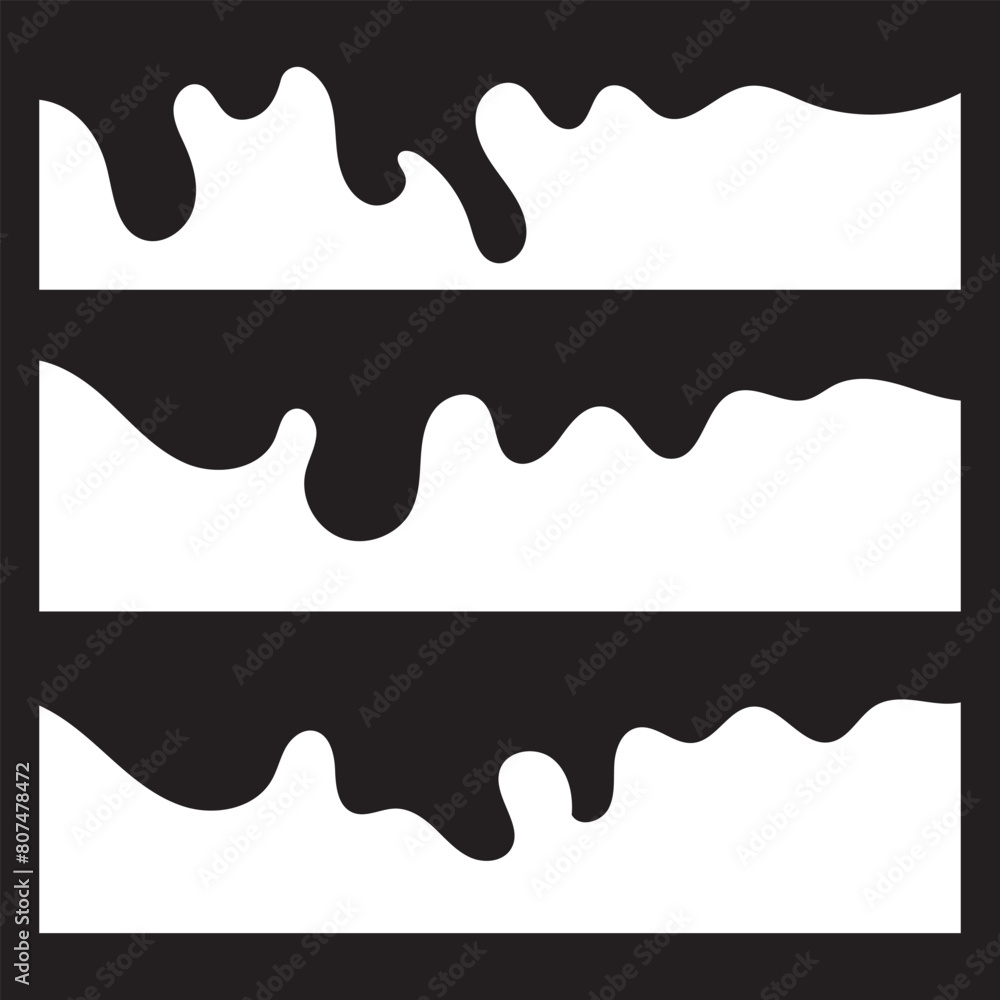 Border shape for website design. Vector banner header and separator. Curvy shapes for web site border. Geometric and organic separator headers for graphic design template. 11:11 Border shape for website design. Vector banner header and separator. Curvy shapes for web site border. Geometric and organic separator headers for graphic design template. 11:11