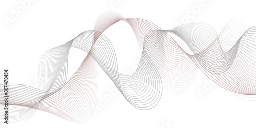 Abstract colorful wave element for design.Bright abstract background with colorful wave lines Digital frequency track equalizer. Curved wavy line smooth stripe. element in concept of music, party etc.
