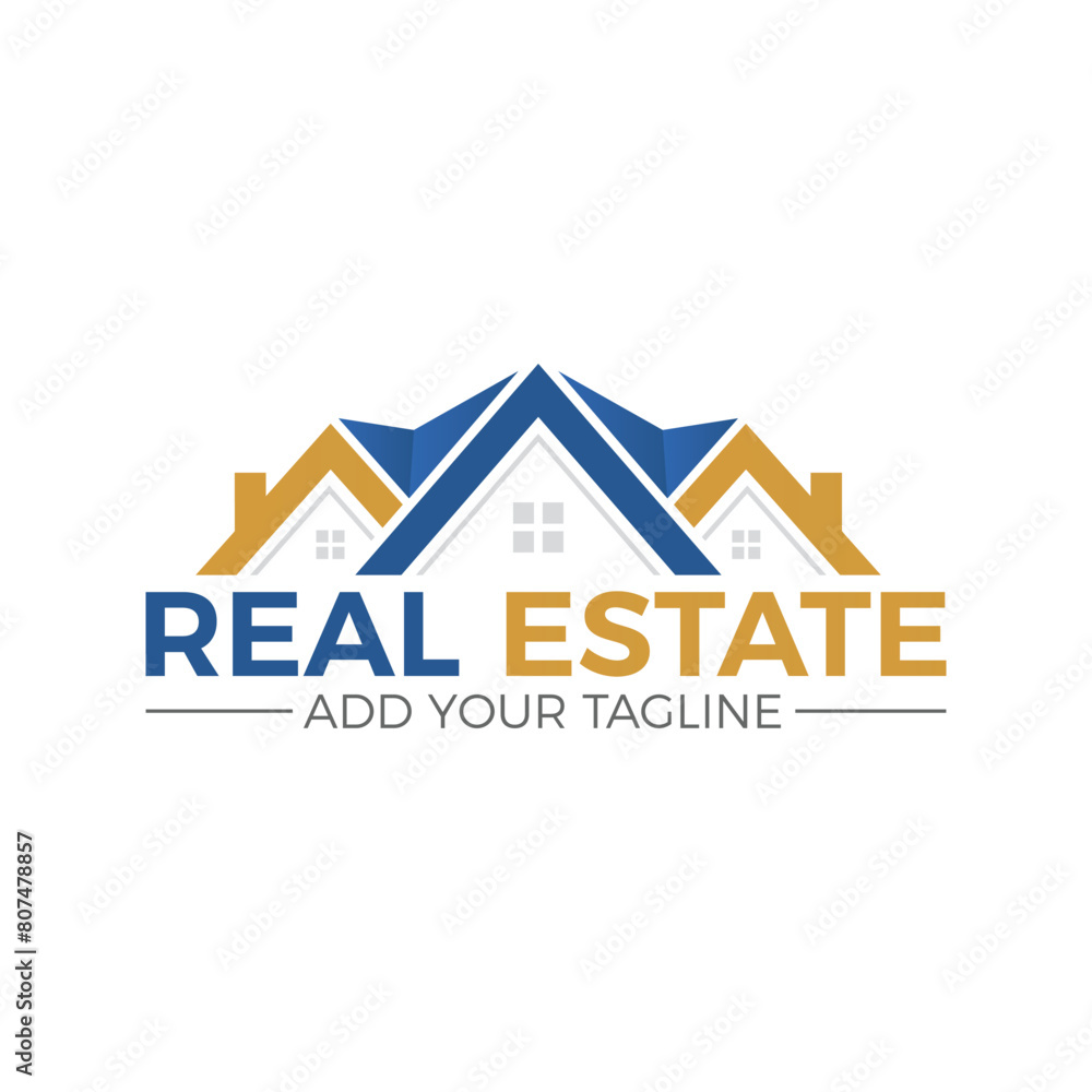 Real Estate Vector Logo Design Template. Building and Construction Logo Design Real Estate Vector Logo Design Template. Building and Construction Logo Design