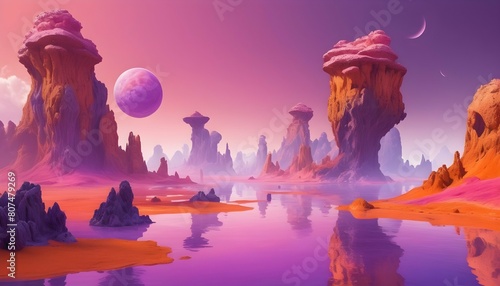 A surreal dreamscape with floating islands and sur upscaled 6