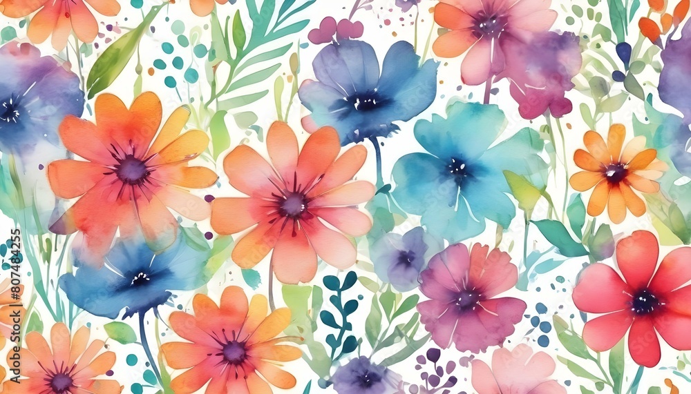 Design a background with whimsical watercolor flow upscaled 21 1