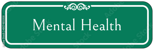 Mental health sign