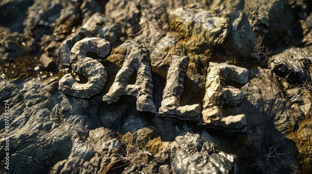 Gneiss Stone Sale concept art poster. Gneiss Stone Sale concept art poster.