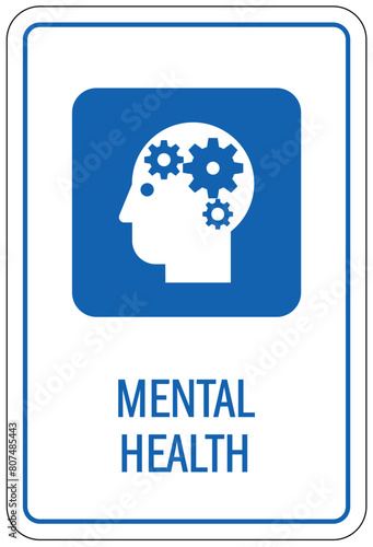 Mental health sign