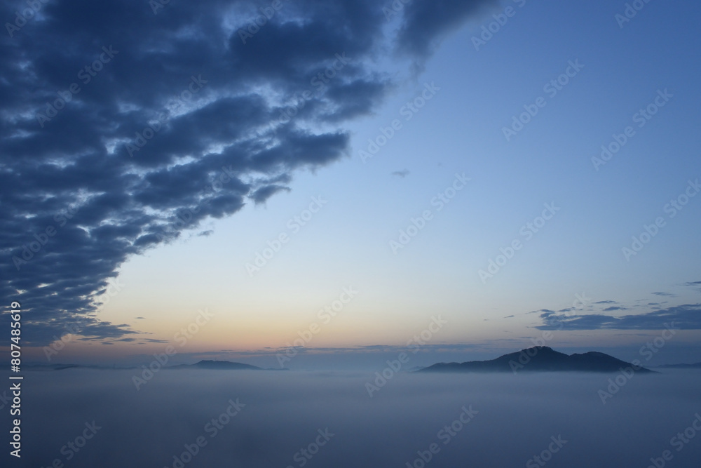 Sea of clouds in early morning Sea of clouds in early morning