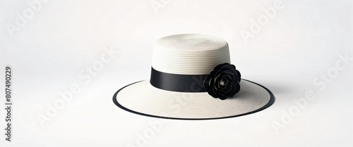 Widows Hat on white backdrop. International Widows Day. Created with generative AI. photo