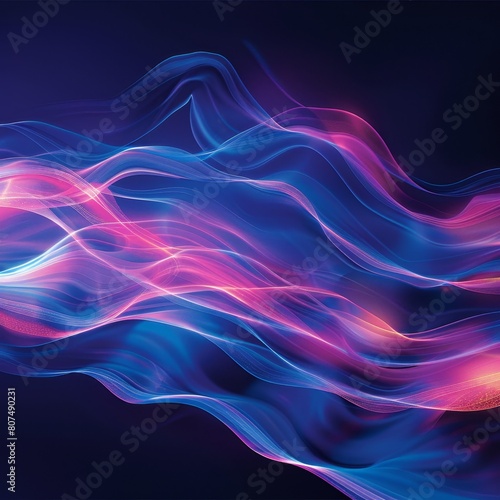 Fractal Waves Background Illustration