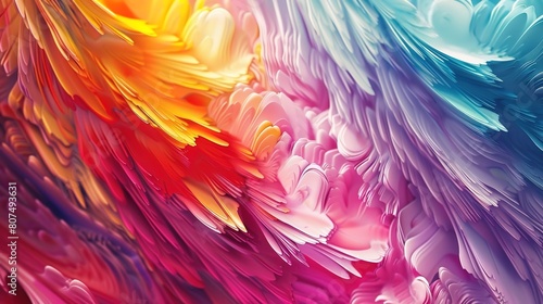 Colourful painting wallpaper --ar 16:9