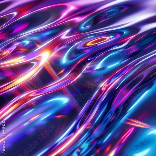 Liquid Waves Background Illustration