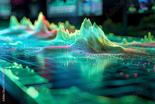 Predictive Analytics in Action: A 3D Visualization of Future Forecast and Decision Making