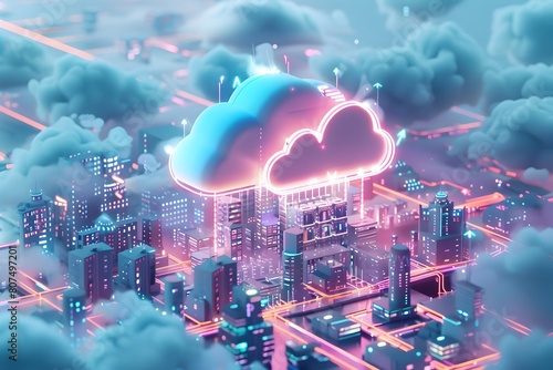 Cloud City: A Cutting-Edge Data Warehouse in a 3D Illustrated Metropolis