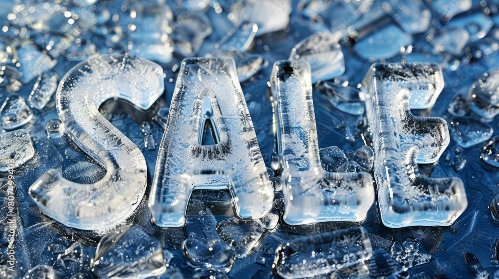 Ice Sale concept art poster. Ice Sale concept art poster.