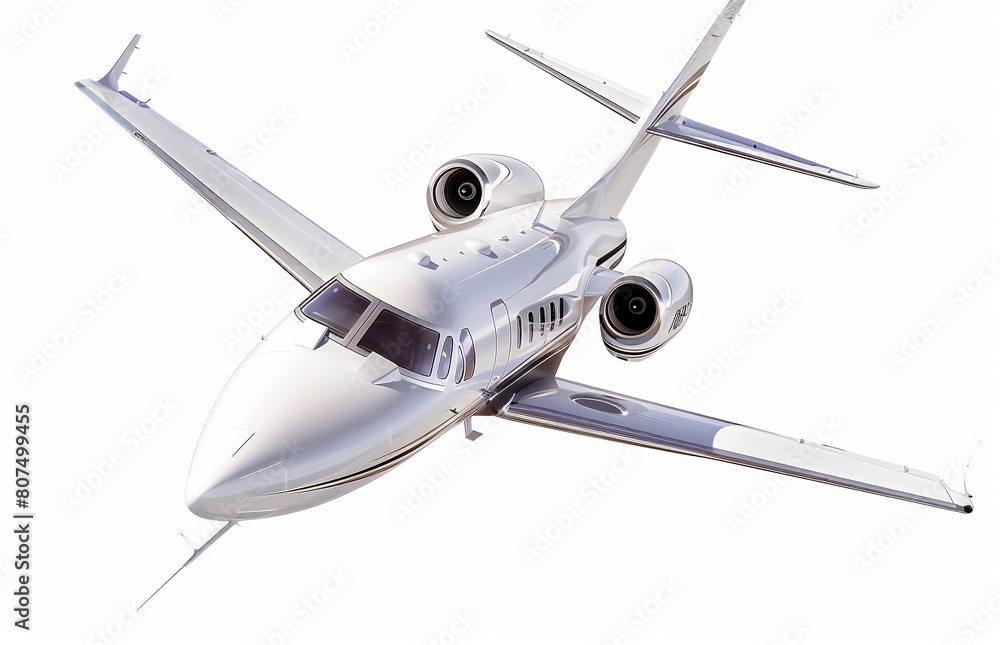 Luxury Private jet during flying illustrations isolated on white Luxury Private jet during flying illustrations isolated on white