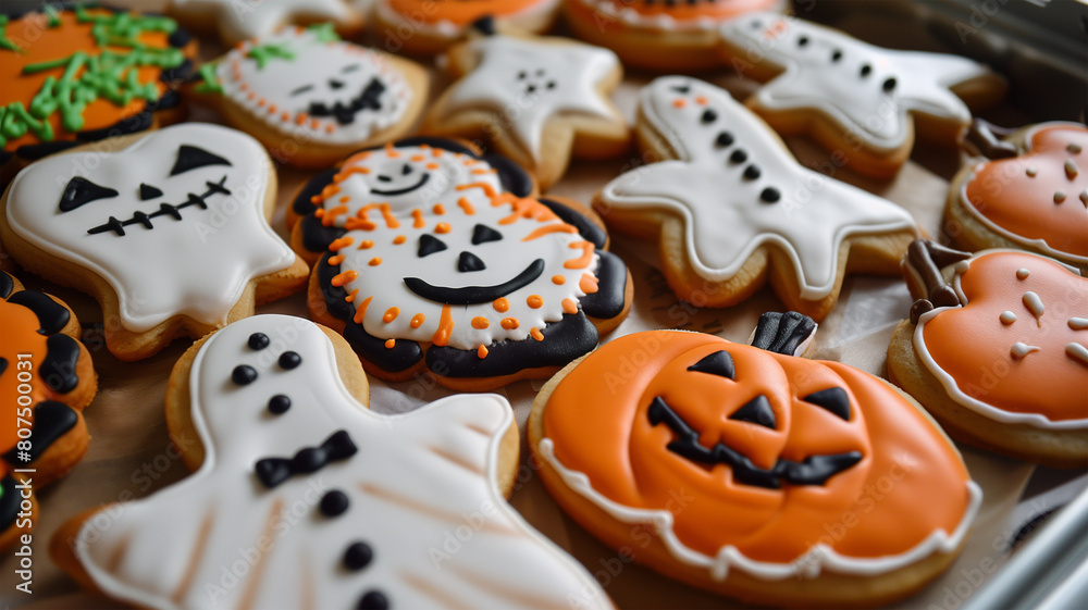 ハロウィンの手作りクッキー ハロウィンの手作りクッキー