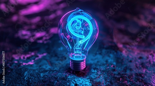 neon light bulb