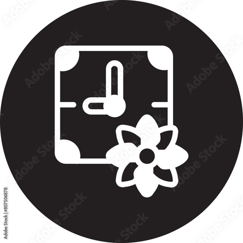 clock glyph icon
