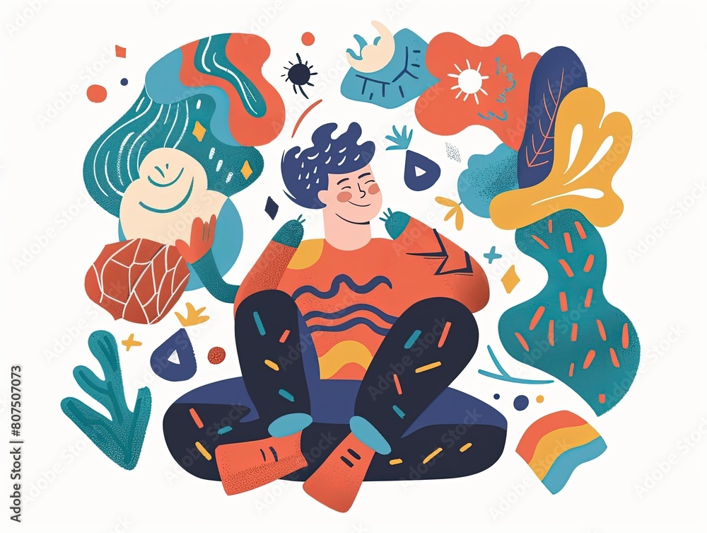 Fototapeta premium mage of someone with social anxiety receiving a party invitation