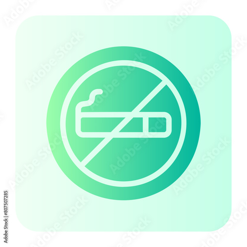 no smoke gradient icon