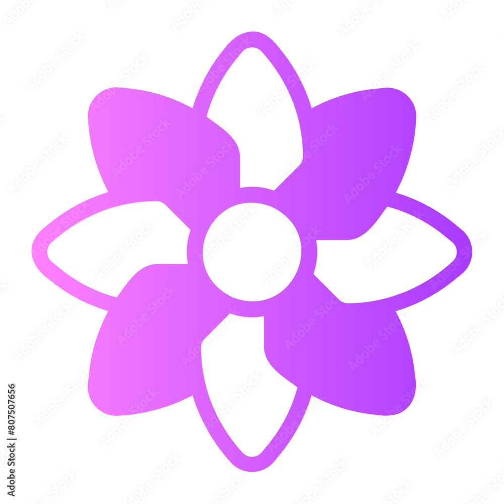 flower gradient icon flower gradient icon