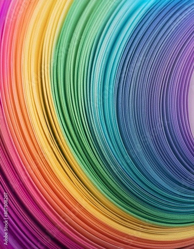 Chroma Cascade: Abstract Background with Gradient Lines