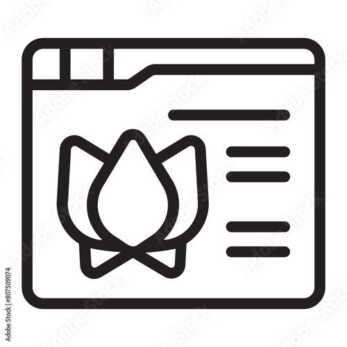 online booking line icon