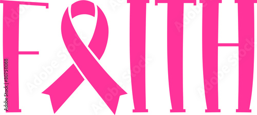 Faith Pink Ribbon