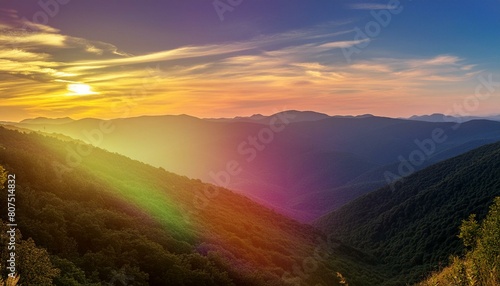 Soft Focus Spectrum: Abstract Color Background