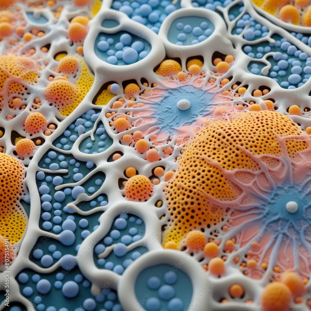 Intricate organic patterns and textures Intricate organic patterns and textures