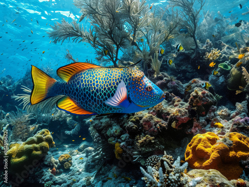  Vibrant Tropical Fish in Coral Reef Ecosystem © Keyser the Red Beard