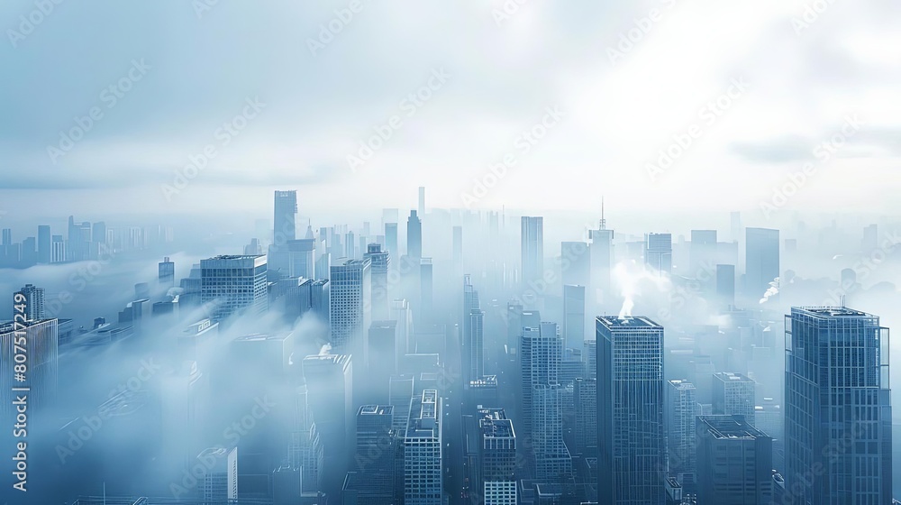 impressive modern cityscapes featuring towering skyscrapers against a clear blue sky