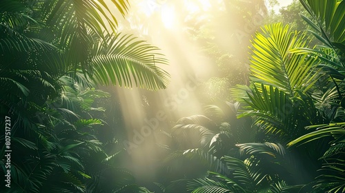 hidden gems of the rainforest a lush green tree stands tall amidst the vibrant foliage