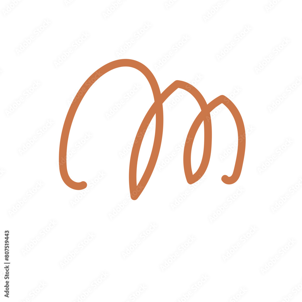 Tangled squiggly abstract line vector Tangled squiggly abstract line vector