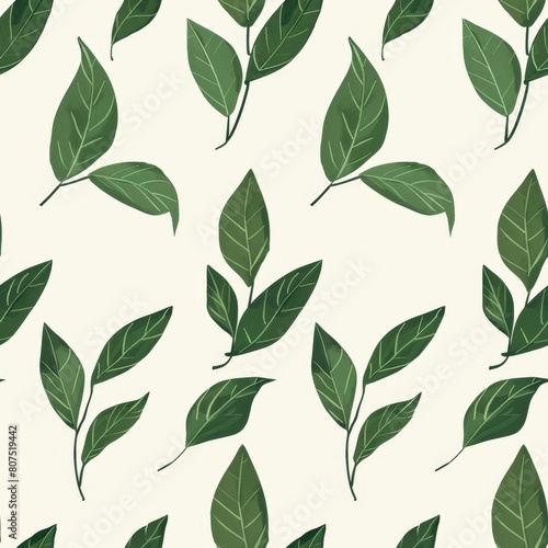 Green Leaves Background Illustration